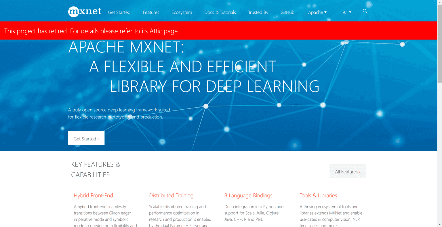 Free and open-source deep learning frameworks