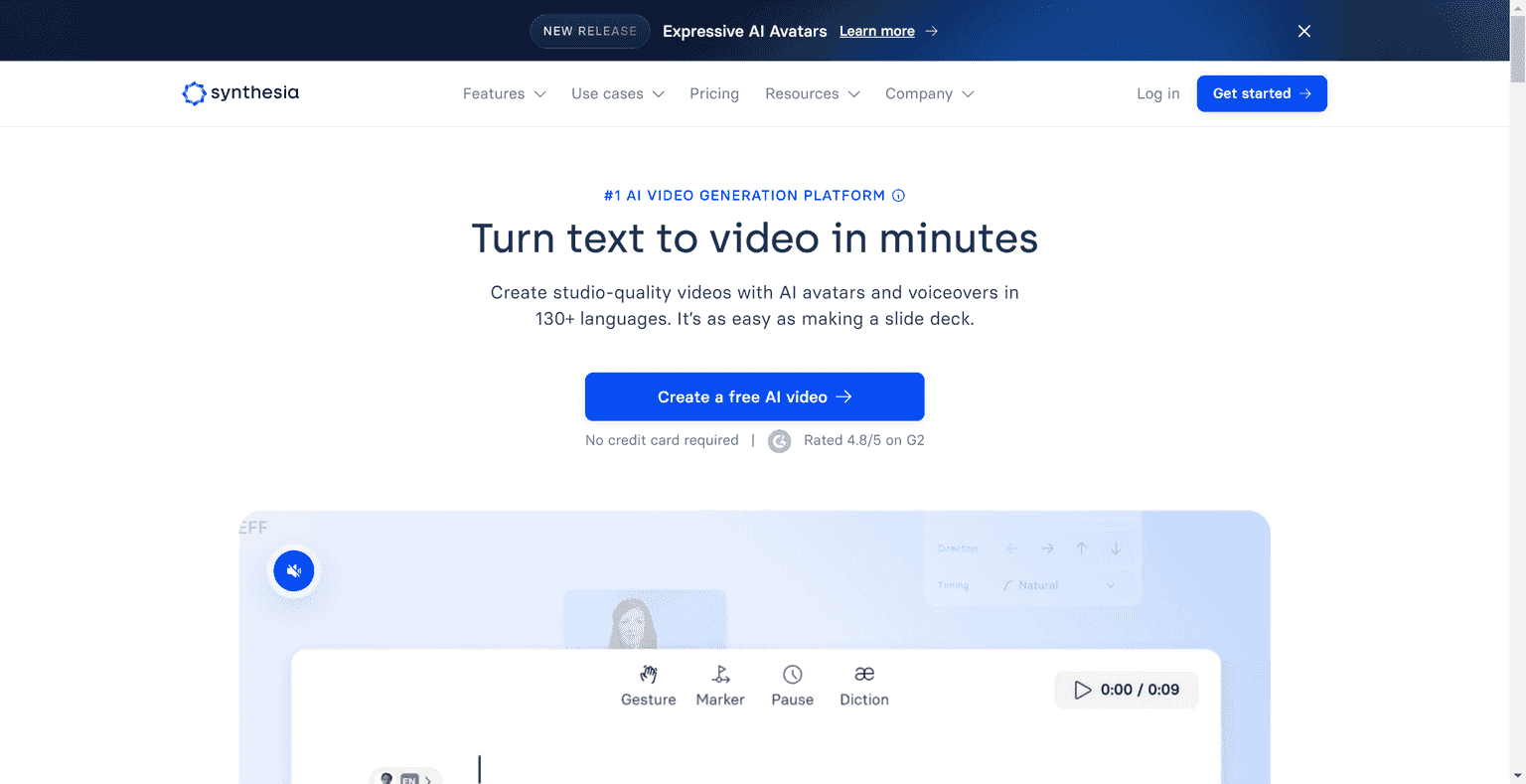 Create artificial intelligence videos with just text. Easy to use, affordable, and scalable. Produce interactive videos with human presenters directly from your browser. Free demo.