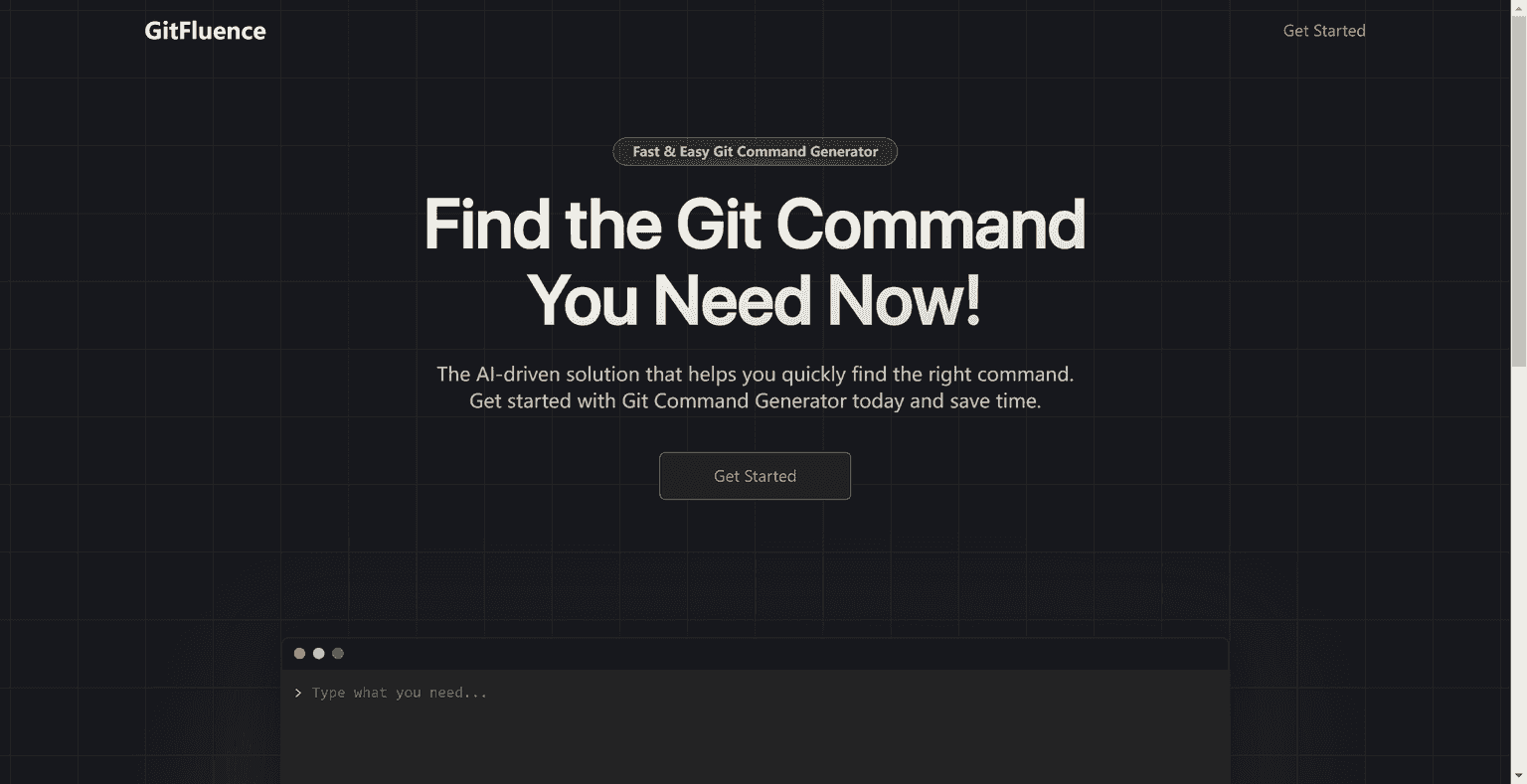 Git command generator