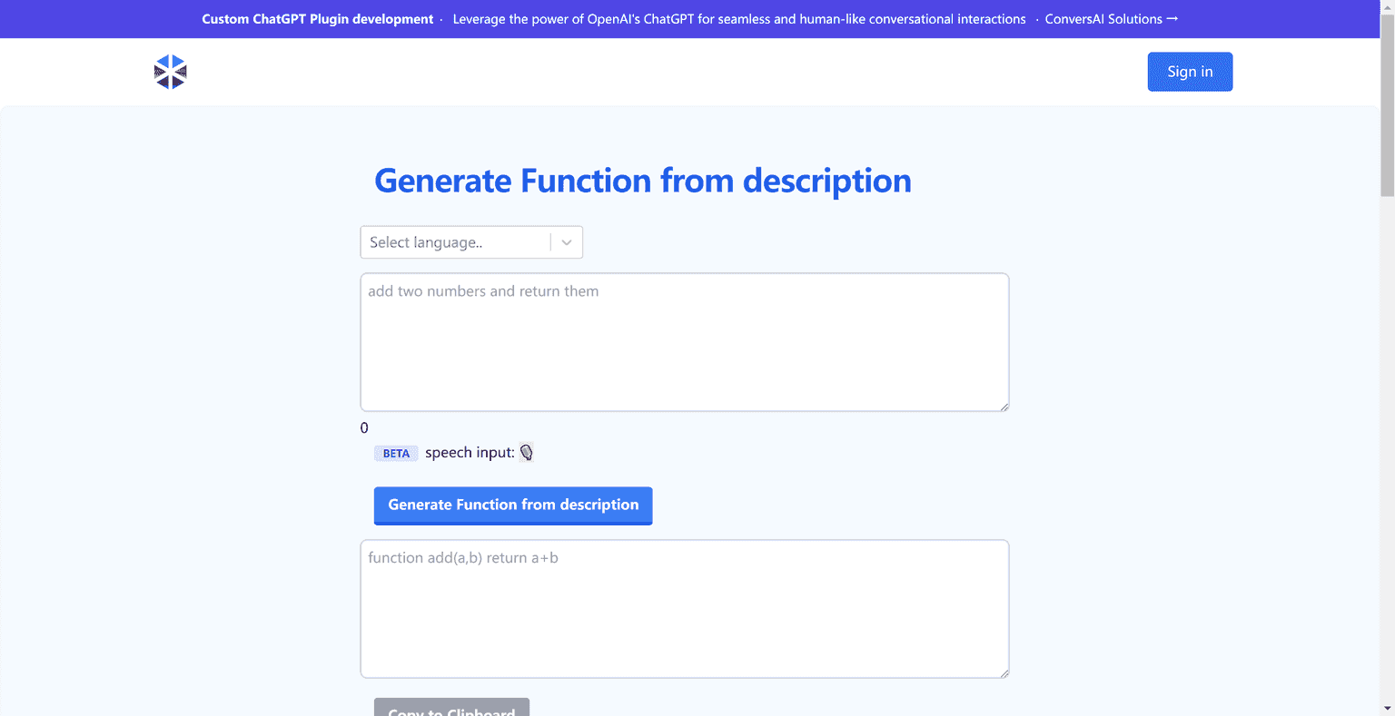 AI helps you write code quickly