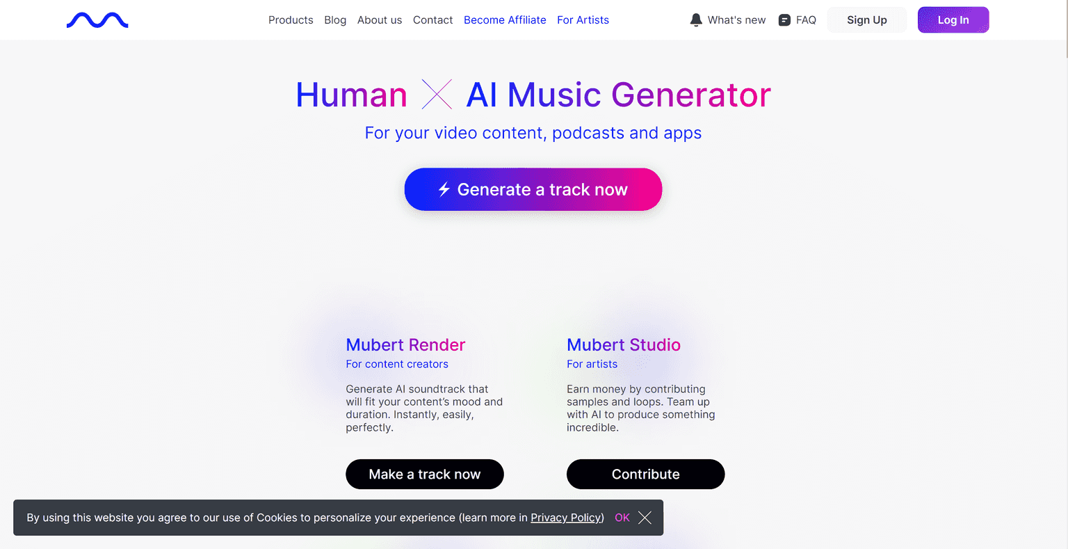 Mubert - A New Royalty-Free Music Ecosystem for Content Creators, Brands, and Developers