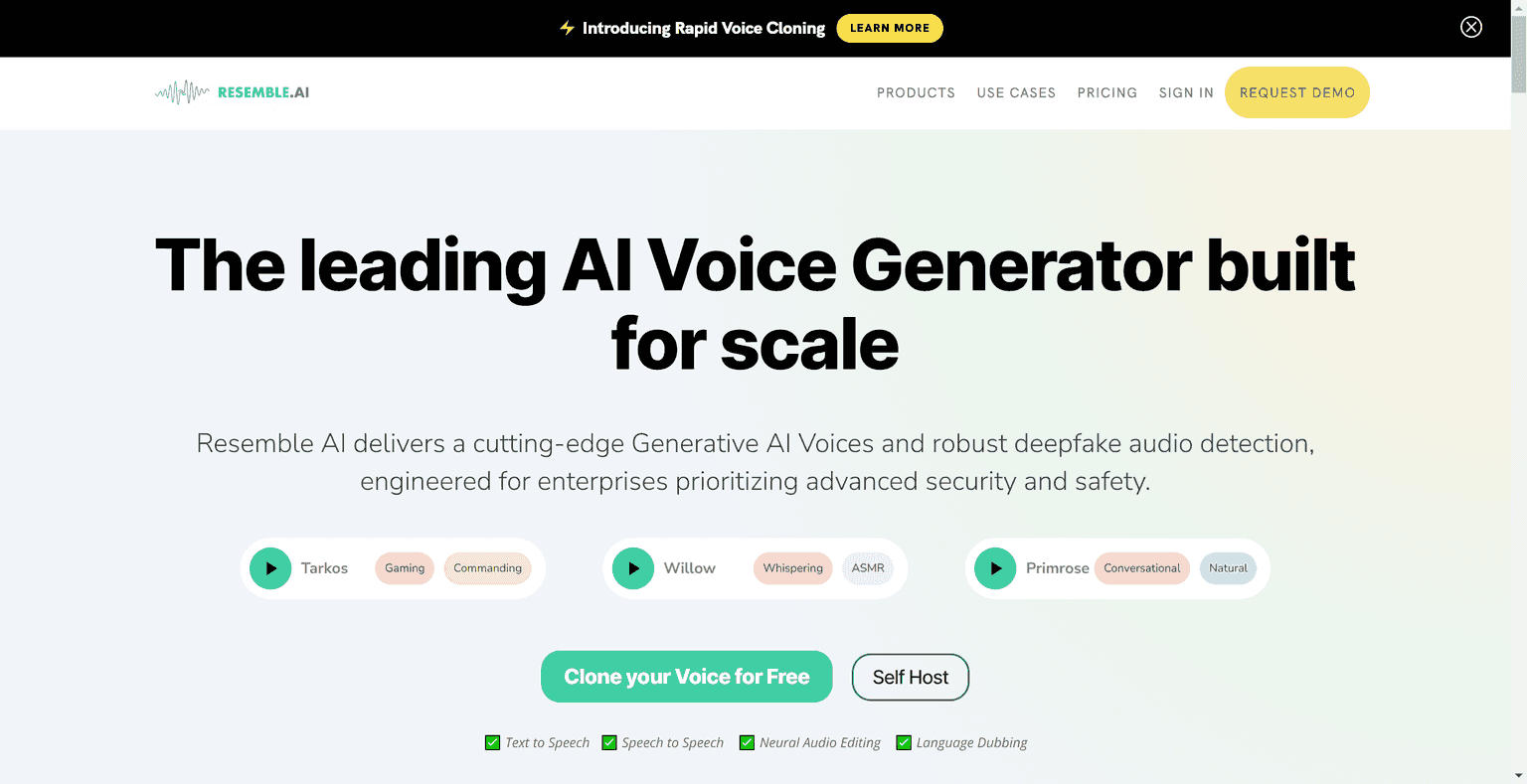 AI Voice Generation Tool