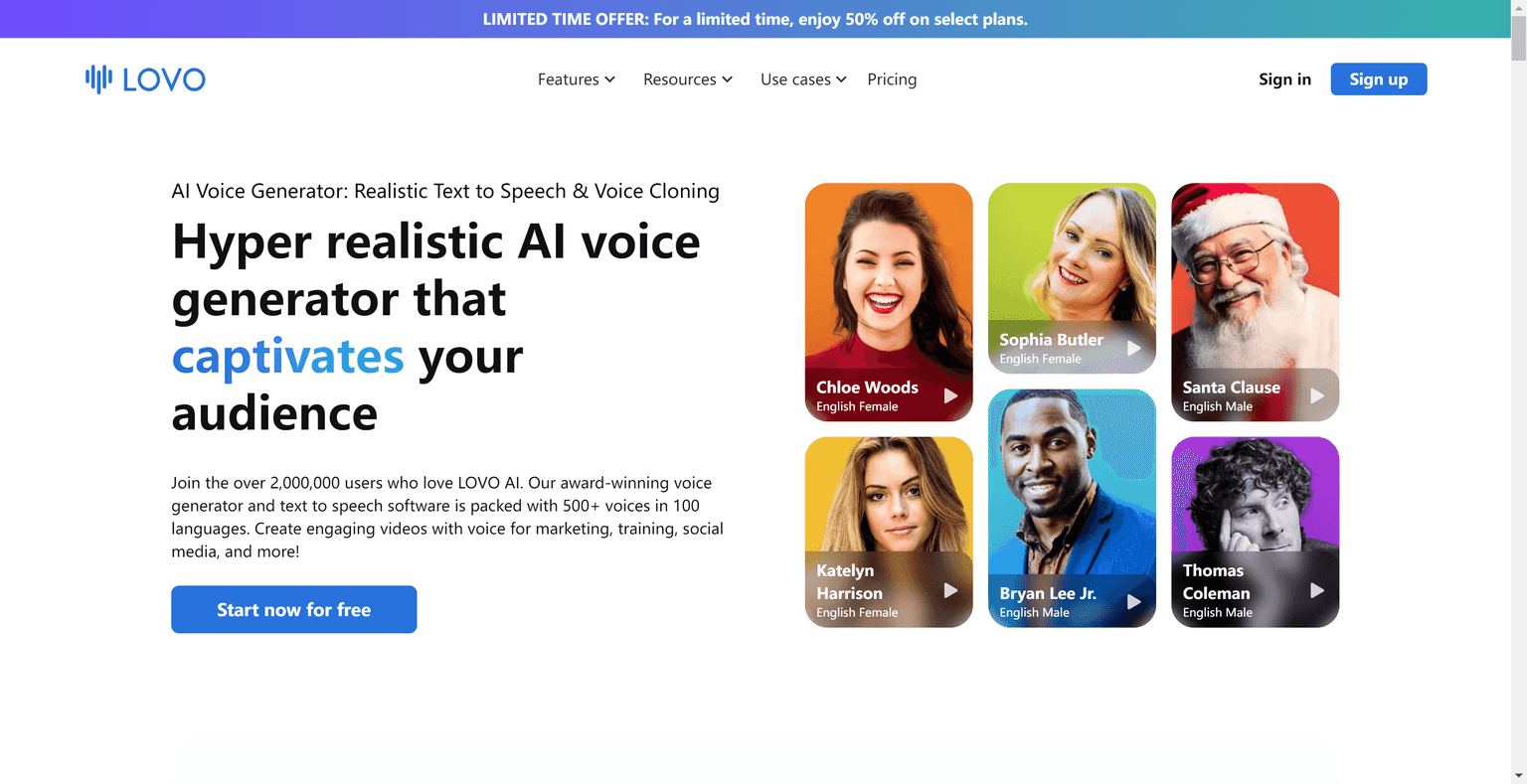 AI Voice and Text-to-Speech Generation Tool