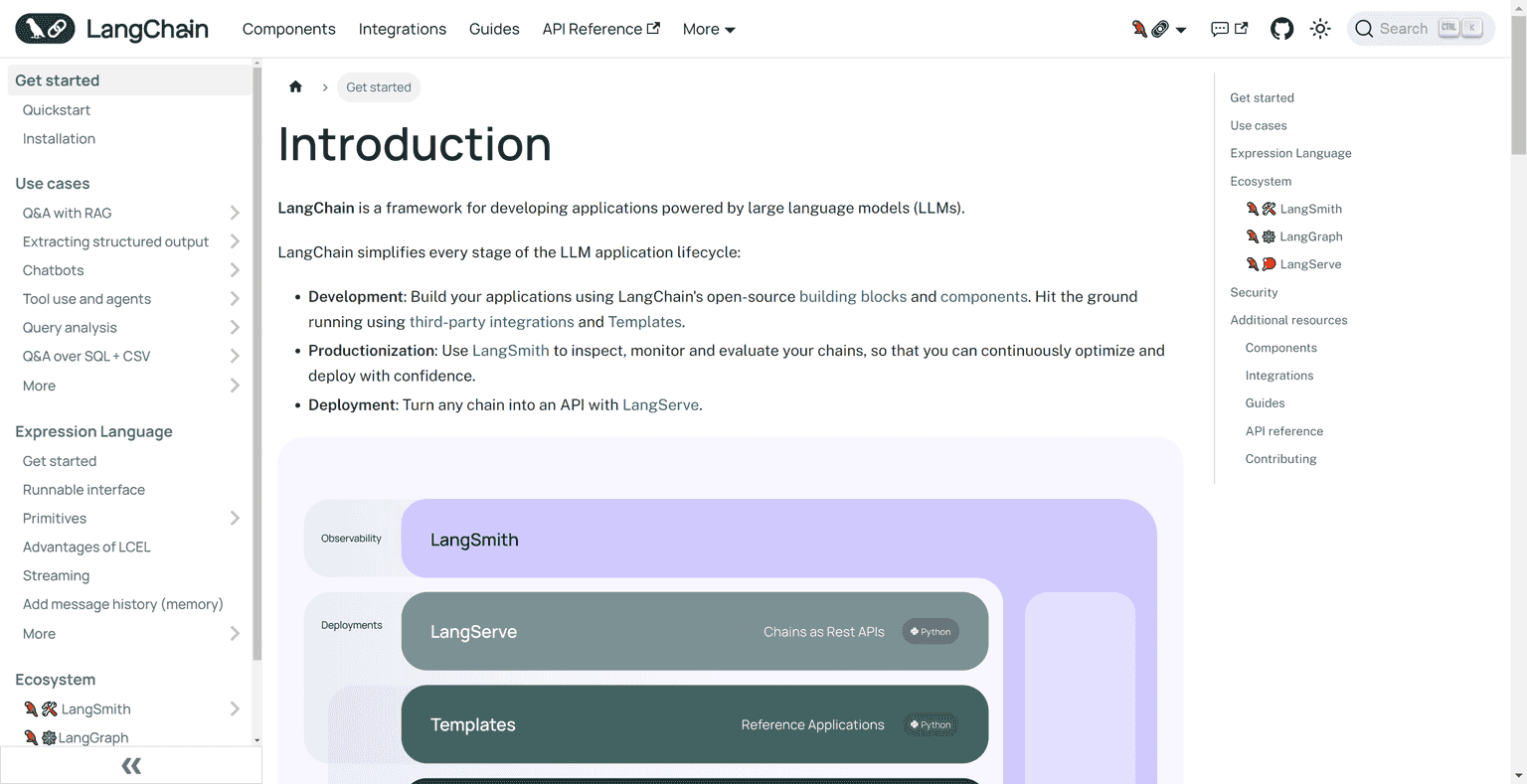 Framework for developing applications driven by language models