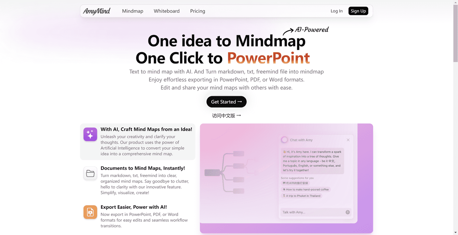 Open and use AI mind maps and drawing boards online.