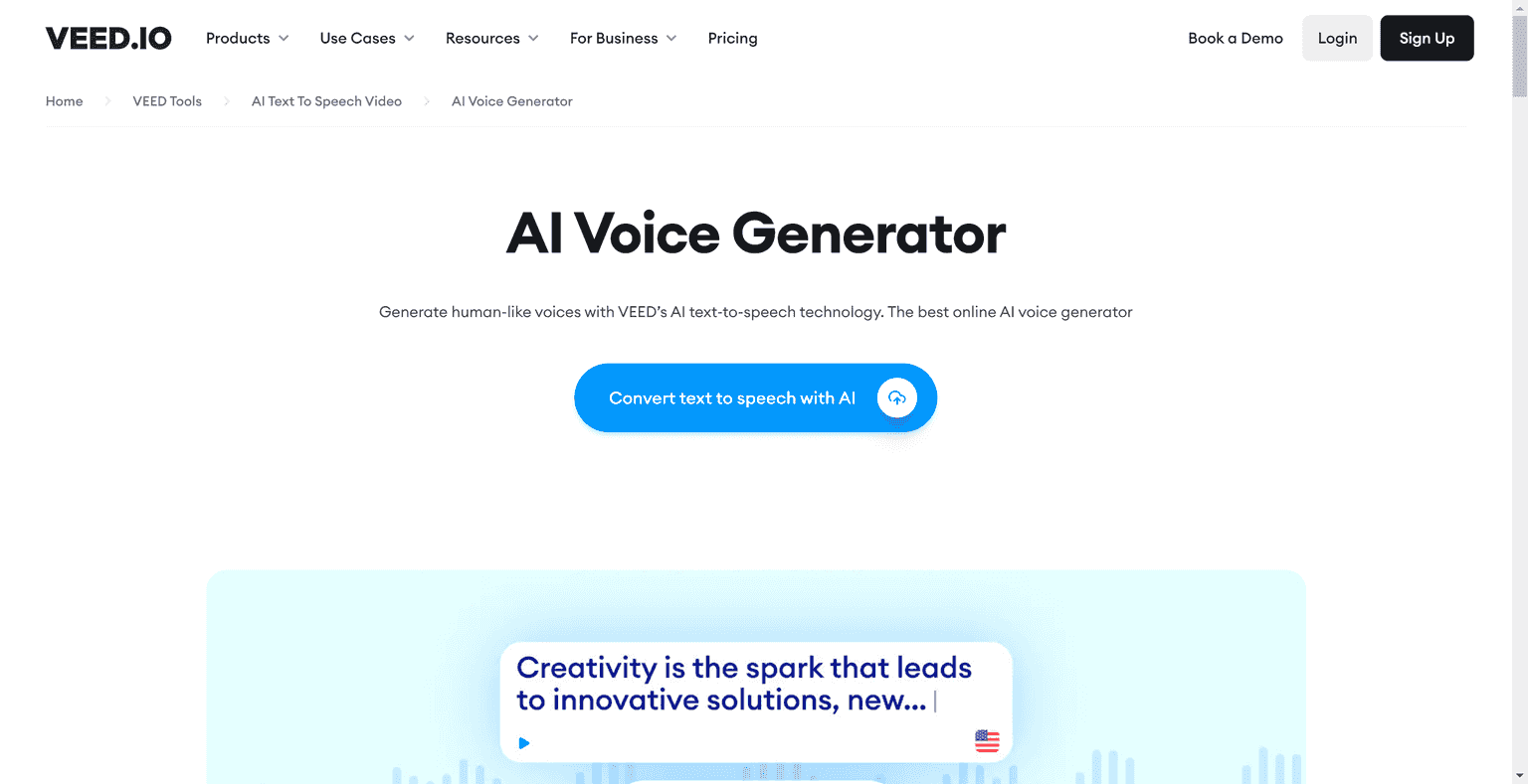 AI Voice Generator Launched by Veed