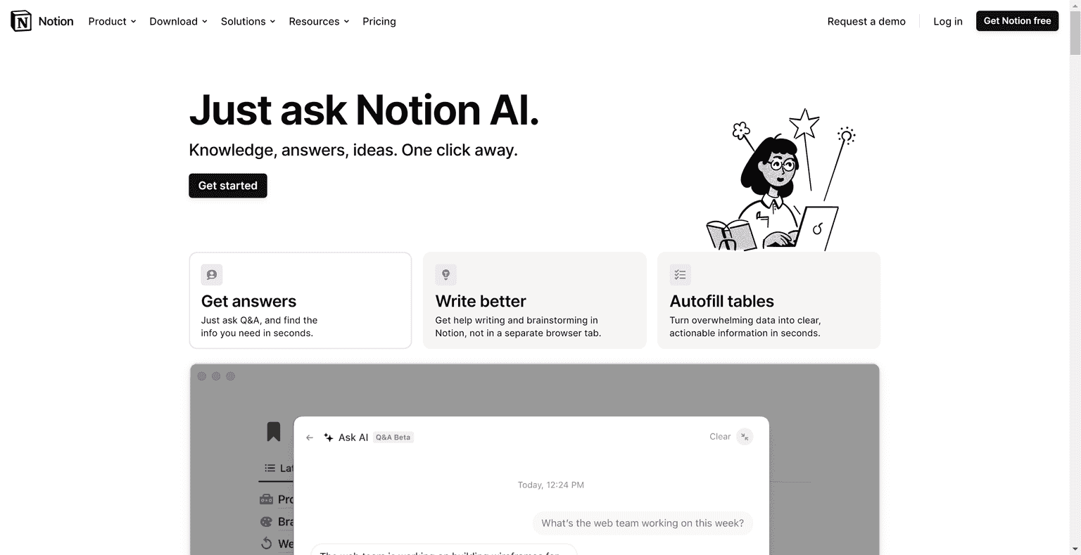 Notion-developed AI focusing on note generation