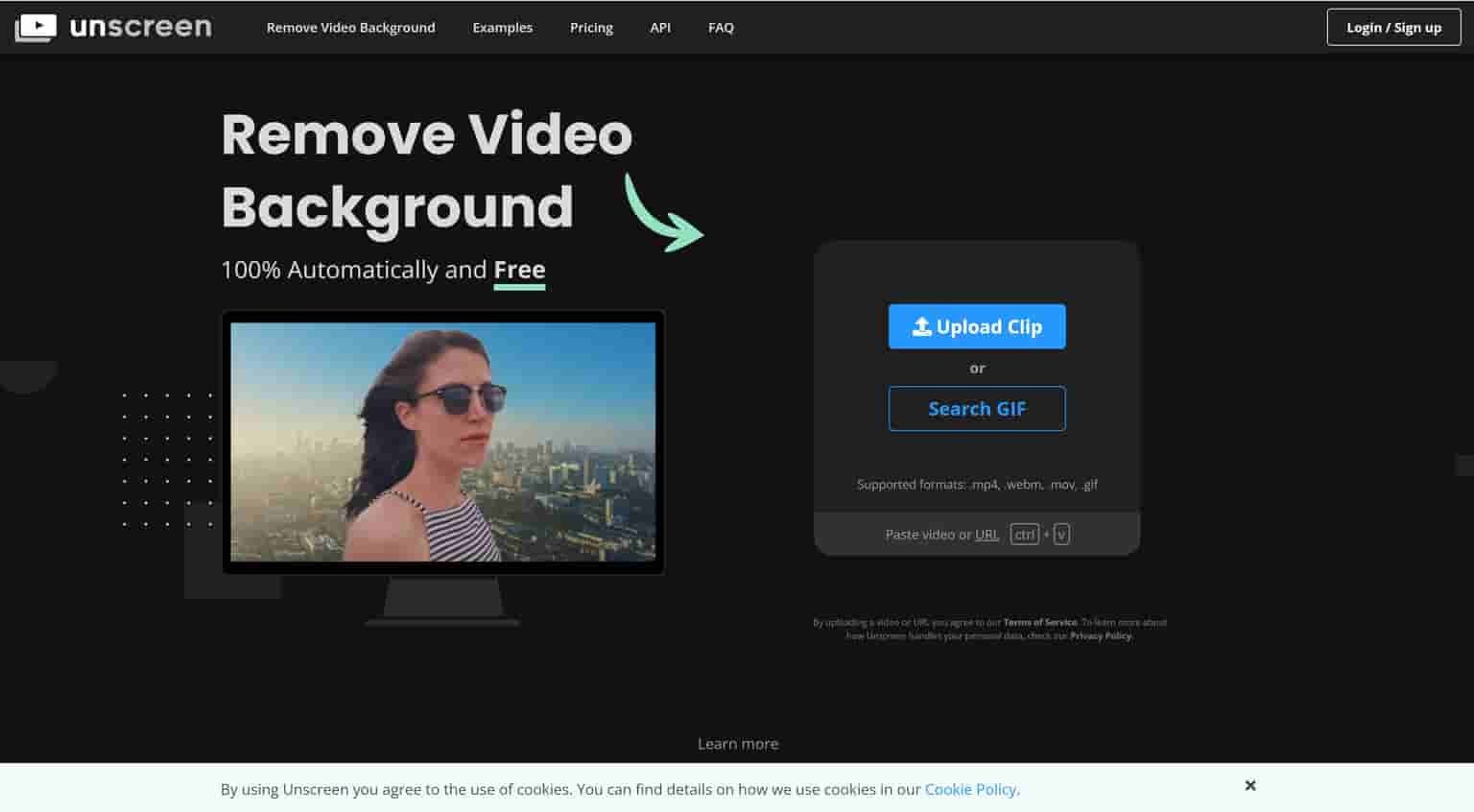 AI smart video background removal tool