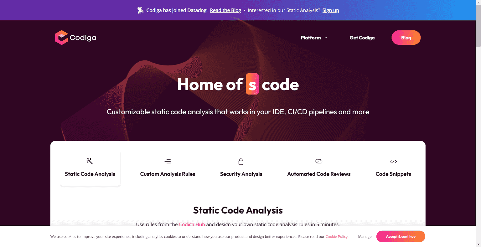 Real-time analysis of AI code