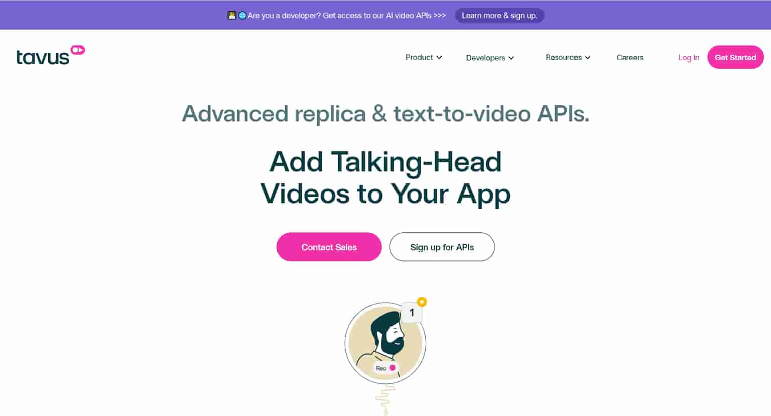 Tavus is an AI video generation platform that automatically provides personalized videos for each audience. Customize videos with unique voice variables and continue to drive repeated conversions long after you click send.